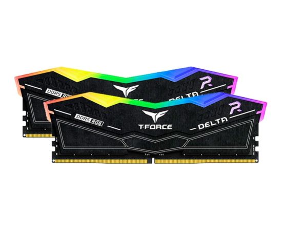 Team Group DDR5 - 96GB - 6800 - CL - 36 (2x 48 GB) dual kit, RAM (black, FF3D596G6800HC36DDC01, Delta RGB, INTEL XMP)