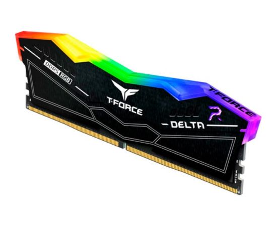 Team Group DDR5 - 96GB - 6800 - CL - 36 (2x 48 GB) dual kit, RAM (black, FF3D596G6800HC36DDC01, Delta RGB, INTEL XMP)