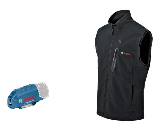 Bosch Heated Vest GHV 12+18V XA, M, work clothing (black, without battery)