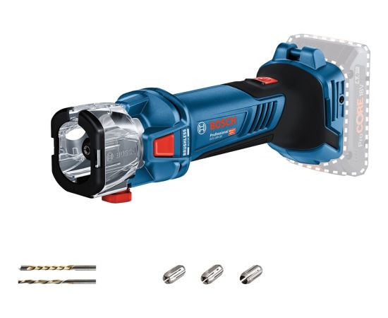 Bosch cordless rotary cutter GCU 18V-30 Professional solo (blue/black, without battery and charger, in L-BOXX)