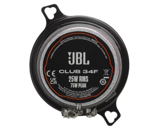 CAR SPEAKERS 3.5" CLUB 34F/COAXIAL JBLSPKCB34F JBL