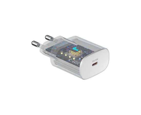 Devia Smart PD 25W Tīkla Lādētājs + USB-C - USB-C Vads 1.2m