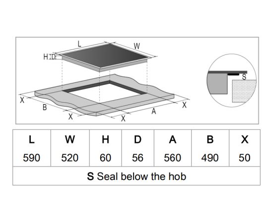 Induction hob Bomann EBKI7942