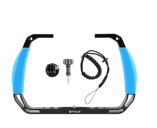 Underwater Diving Rig PULUZ for Action Cameras (Blue)