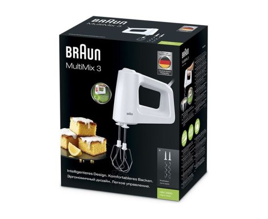 Braun MultiMix HM 3000 WH Hand mixer 450 W White