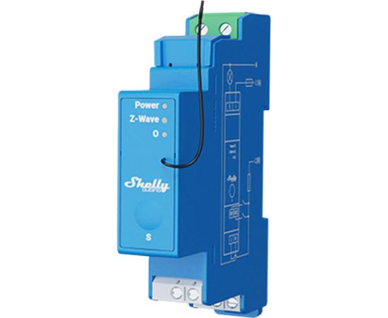 1-channel DIN-rail relay Shelly Qubino Pro 1