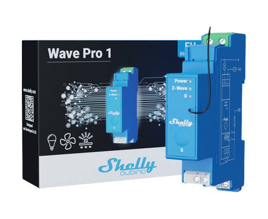 1-channel DIN-rail relay Shelly Qubino Pro 1