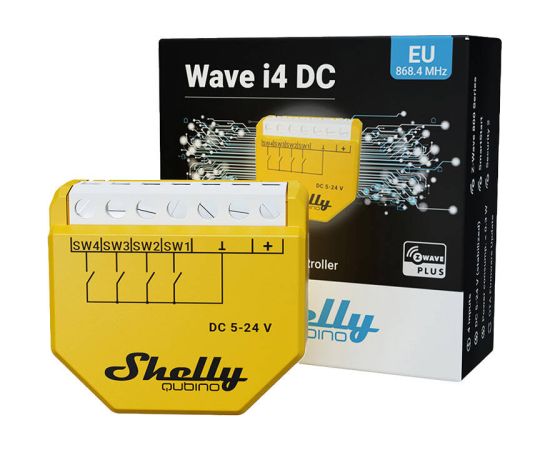 Controller Shelly Qubino Wave i4 DC