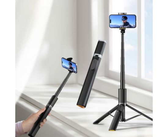 Tech-Protect Selfie Stick Tripod L08S, черный
