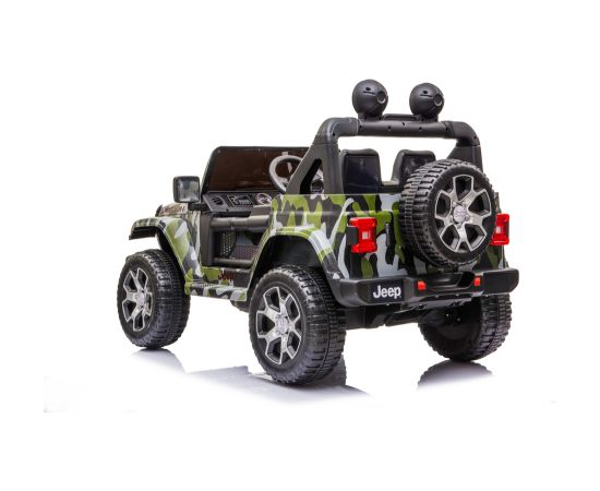 Lean Cars Electric Ride-On Car Jeep Wrangler Rubicon DK-JWR555 Camo