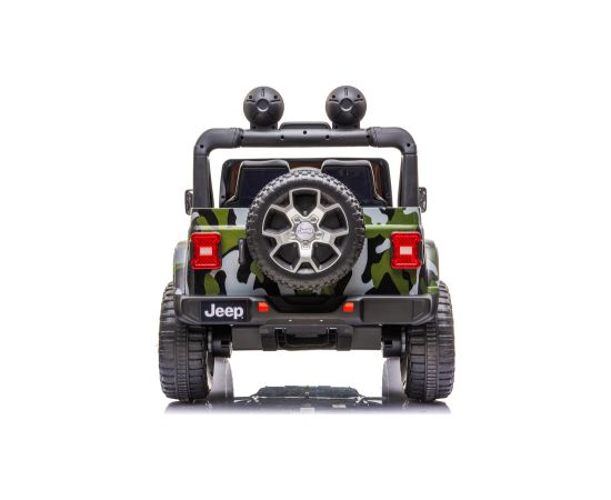 Lean Cars Electric Ride-On Car Jeep Wrangler Rubicon DK-JWR555 Camo