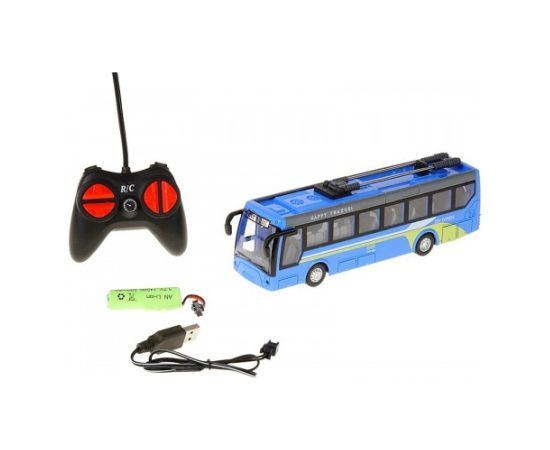 Adar Radio vadāmāis trolejbuss (4 funkcijas, gaisma) ar akkum. USB uzlade 21 cm 570573