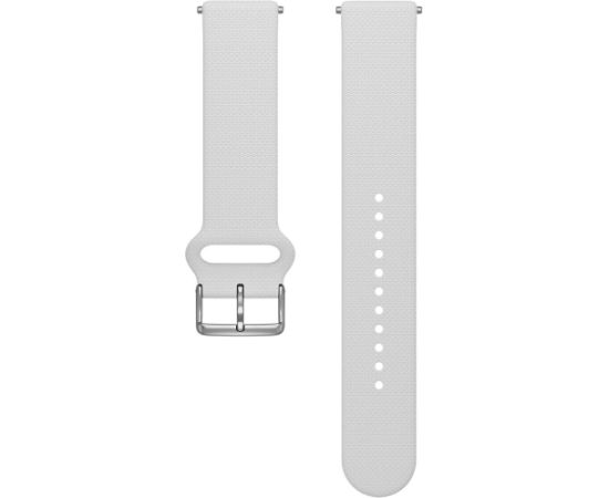 Polar watch strap 20mm S-L T, white silicone