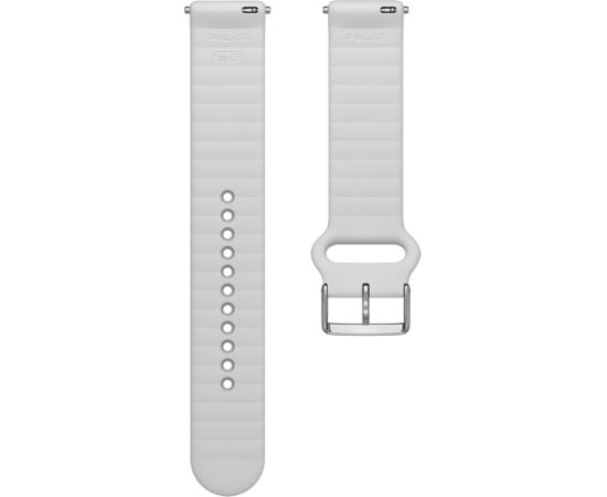 Polar watch strap 20mm S-L T, white silicone