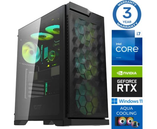 INTOP AQUA i7-14700F 32GB DDR5 2TB SSD M.2 NVME+2TB RTX4060Ti 8GB WIN11