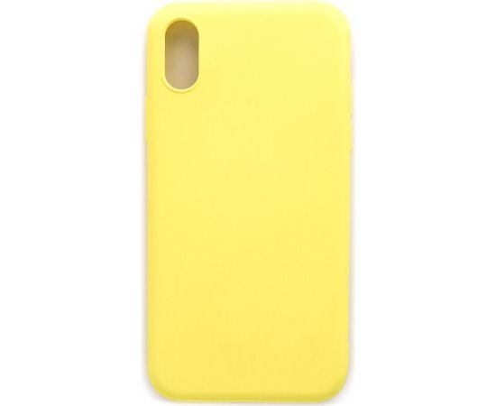 Evelatus Apple  iPhone X/Xs Nano Silicone Case Soft Touch TPU Yellow