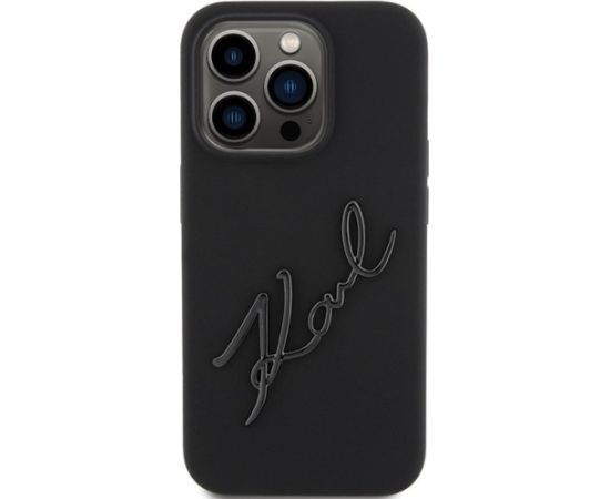 Karl Lagerfeld KLHCP15XSKSBMCK Aizmugurējais Apvalks Priekš Apple iPhone 15 Pro Max