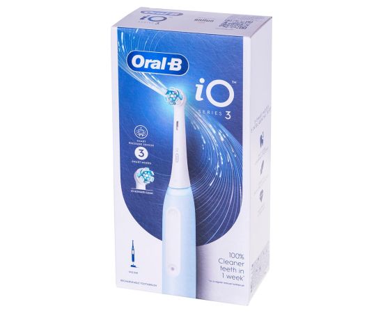 Braun Oral-B IOSERIES3ICE electric toothbrush Adult Rotating-oscillating toothbrush Blue