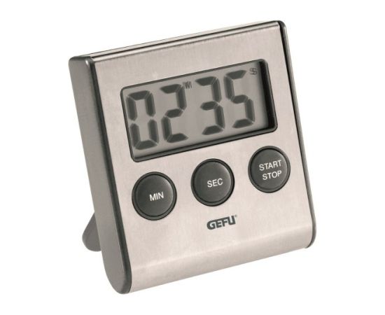 GEFU CONTARE Digital kitchen timer Black, Stainless steel