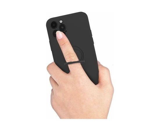 Mocco Pastel Ring Silicone Back Case Силиконовый чехол для Samsung Galaxy A54 5G Черный