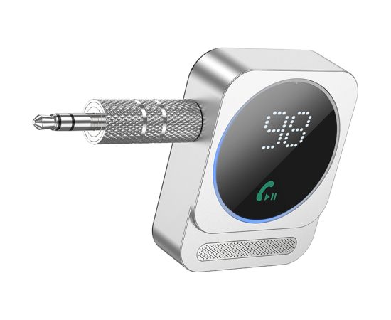 OEM Borofone Audio Bluetooth uztvērējs AUX BC52 True Way silver