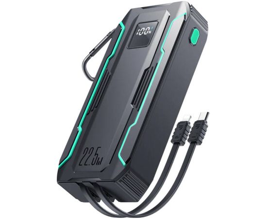 Powerbank Joyroom JR-L018 20000mAh, 22.5W, with Lightning + USB-C cable (black)