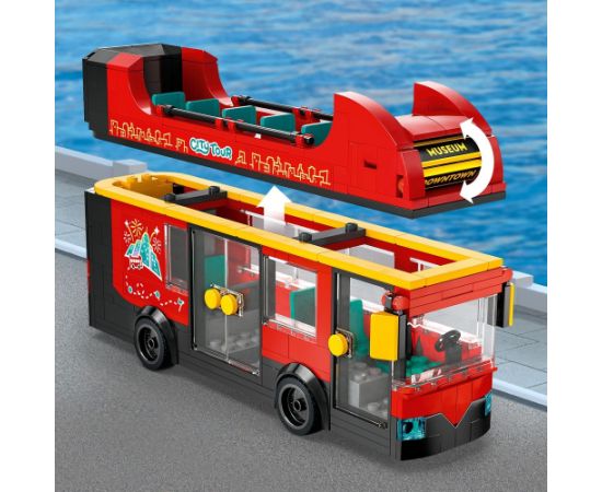 LEGO City Czerwony, piętrowy autokar (60407)