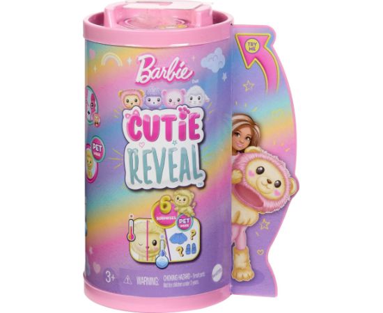 Lalka Barbie Mattel Cutie Reveal Chelsea Lew Seria Słodkie stylizacje (HKR21)