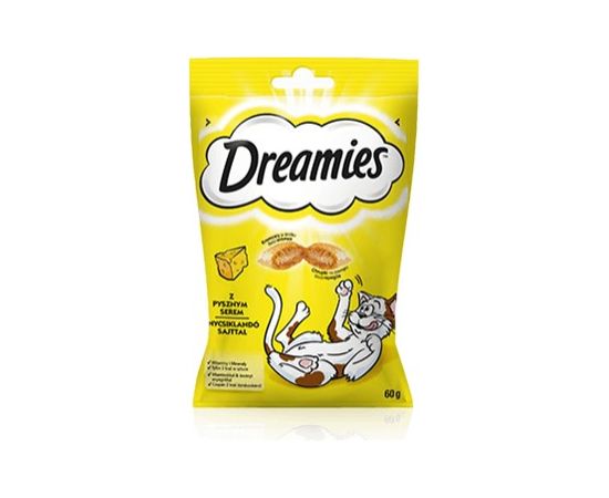 Dreamies 4008429037986 cats dry food 60 g Adult Cheese