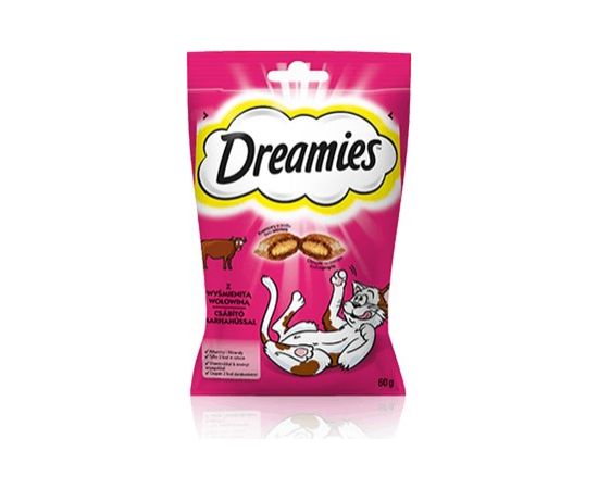 Dreamies 4008429037948 cats dry food 60 g Adult Beef