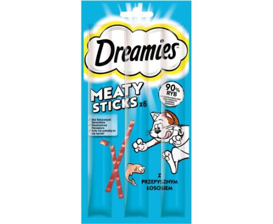 DREAMIES Meaty Sticks Salmon - cat treats - 30 g