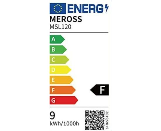 Smart Light Bulb MEROSS Power consumption 9 Watts 200-240V Beam angle 180 degrees MSL120DAHK-EU