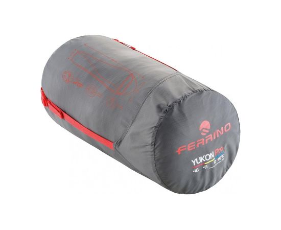 Sleeping Bag Ferrino Yukon Plus SQ, Orange/Grey