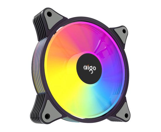 Computer Fan set 3in1 Aigo AR12 ARGB 120x120 (black)