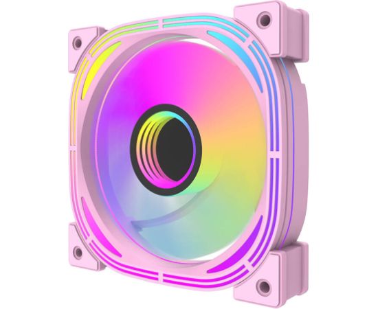 Darkflash INF24 5in1 ARGB Computer fan set (pink)