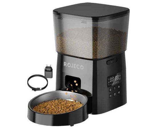 Rojeco 2L Automatic Pet Feeder Button Version