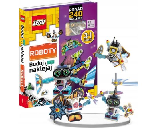 LEGO Lego Books. Buduj i naklejaj: Roboty