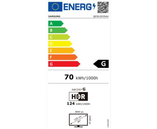 Samsung QE50LS03DAUXXH QLED televizors