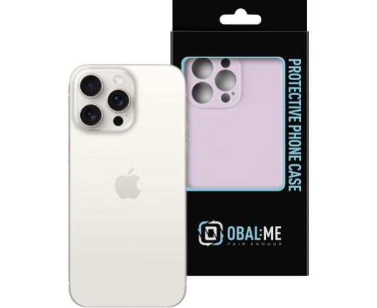 OBAL:ME Матовый TPU чехол для Apple iPhone 15 Pro Max фиолетовый