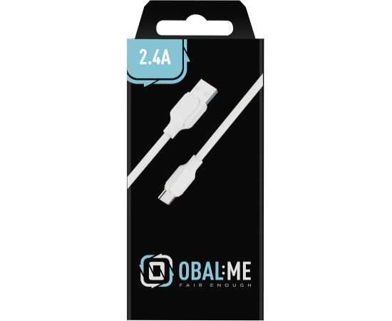 OBAL:ME Simple USB-A|USB-C Cable 1m белый