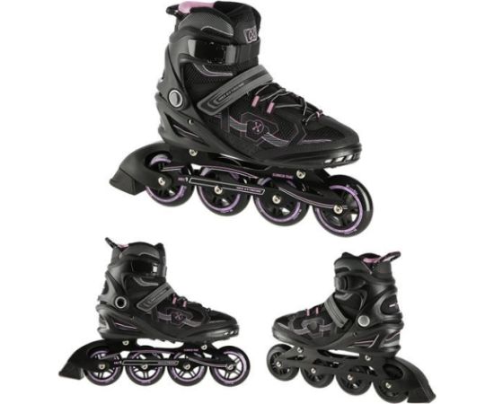 INLINE SKATES NILS EXTREME NA9157 BLACK/PURPLE SIZE. 41