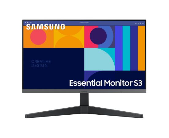 Samsung Essential Monitor S3 S33GC LED display 61 cm (24") 1920 x 1080 pixels Full HD Black