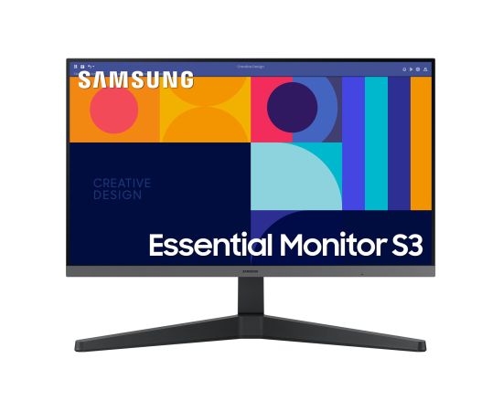 Samsung Essential Monitor S3 S33GC LED display 61 cm (24") 1920 x 1080 pixels Full HD Black