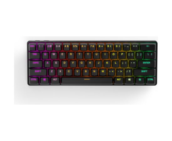 Steelseries Apex Pro Mini Wireless keyboard USB + RF Wireless + Bluetooth QWERTY US English Black