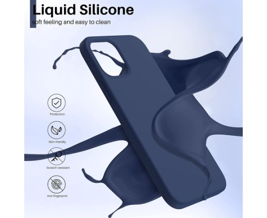 Case Liquid Silicone 1.5mm Xiaomi Redmi A3 dark blue