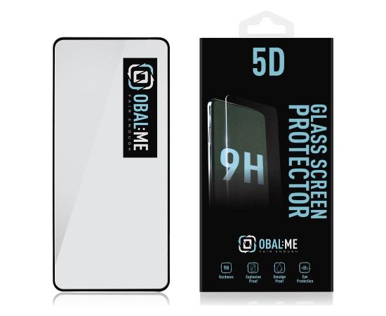 OBAL:ME 5D Glass Screen Protector for Xiaomi Redmi Note 13 Pro+ 5G Black