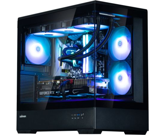 Zalman P30 Black, ARGB Fan x3