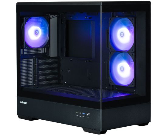 Zalman P30 Black, ARGB Fan x3