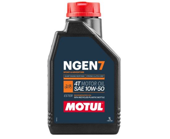 Motora eļļa MOTUL NGEN 7 4T 10W50+ester 1L API SN, JASO MA2