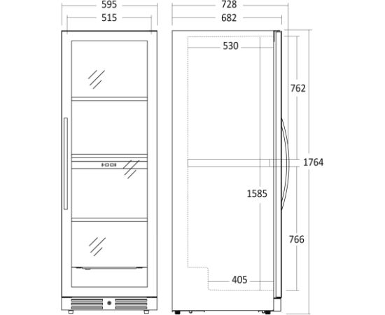 Wine cellar Scandomestic SV1382B